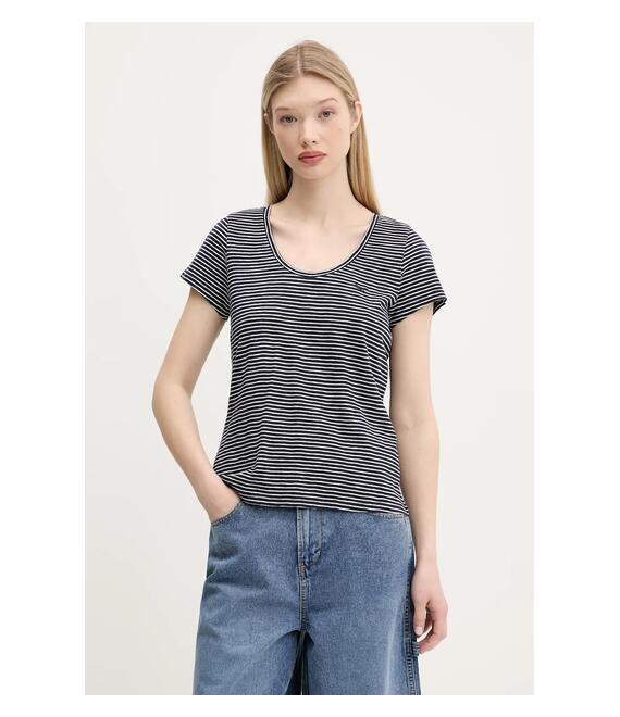 Μπλουζάκι Superdry χρώμα: ναυτικό μπλε, W1011381A-F1Q