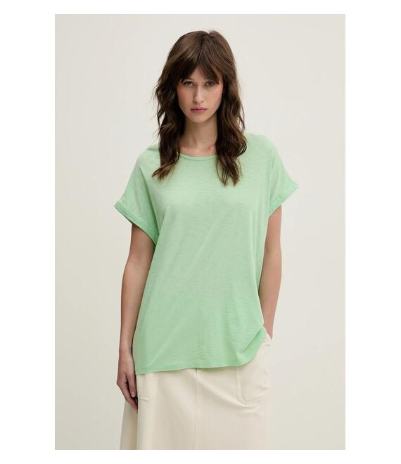 Μπλουζάκι Superdry χρώμα: πράσινο, W1011647A-EKV