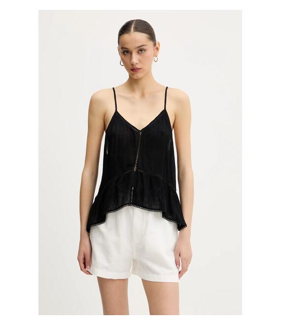 Top Superdry χρώμα: μαύρο, W6011647A-02A