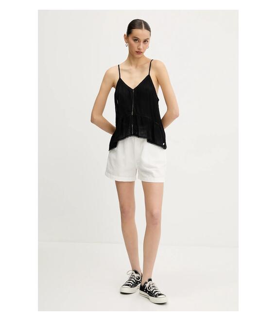 Top Superdry χρώμα: μαύρο, W6011647A-02A