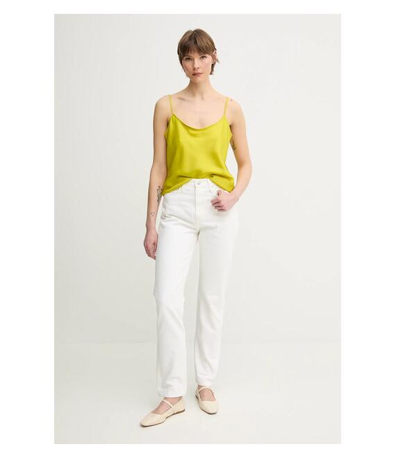 Μπλουζάκι Calvin Klein χρώμα: κίτρινο, LV044B108G