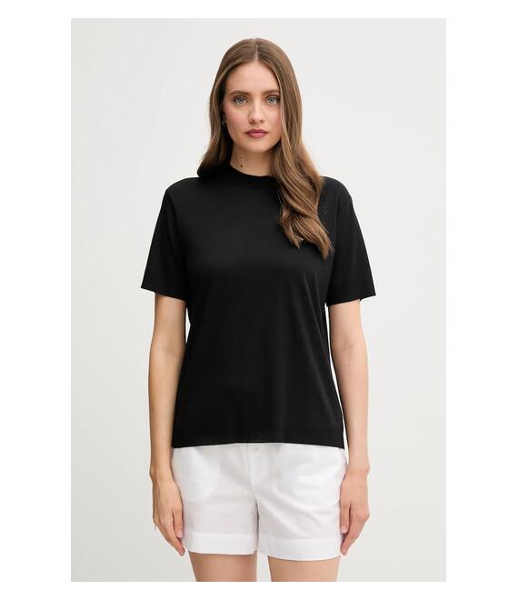 Μπλουζάκι Calvin Klein χρώμα: μαύρο, LV044B206G