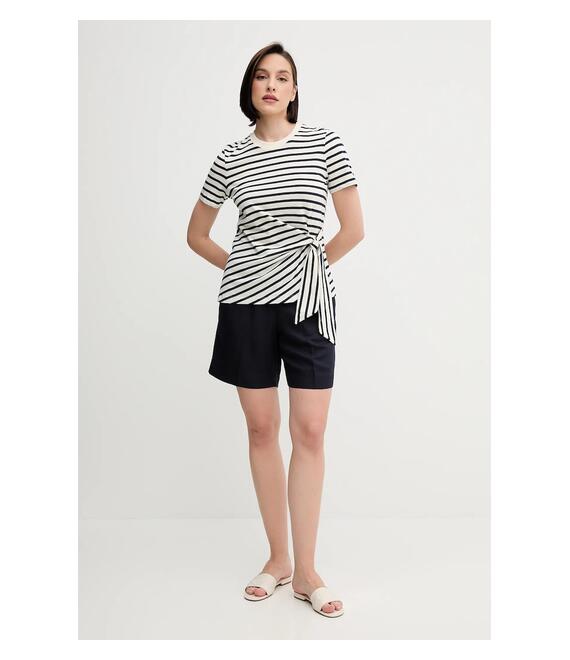 Βαμβακερό μπλουζάκι Tommy Hilfiger χρώμα: μπεζ, WW0WW44559