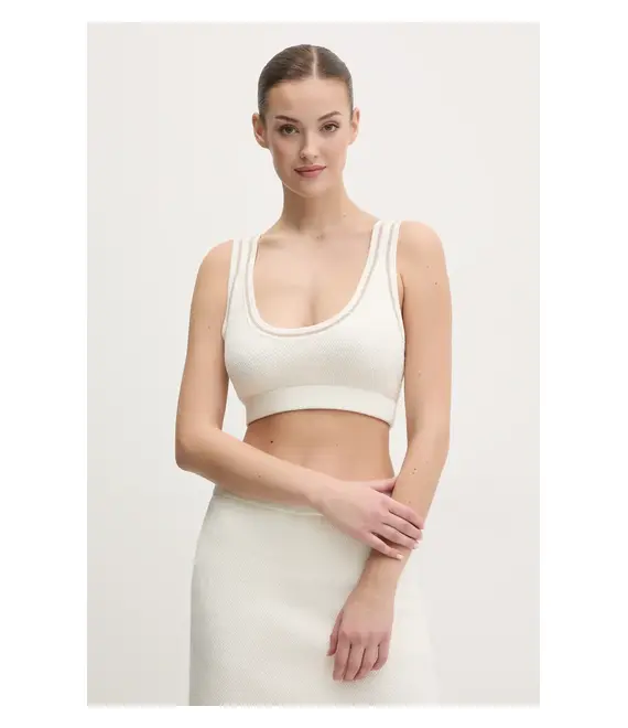Top Dkny χρώμα: μπεζ, DP5R6023