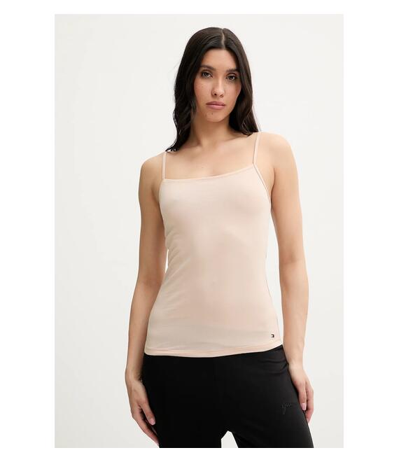 Top Tommy Hilfiger 2-pack χρώμα: μπεζ, UW0UW05957