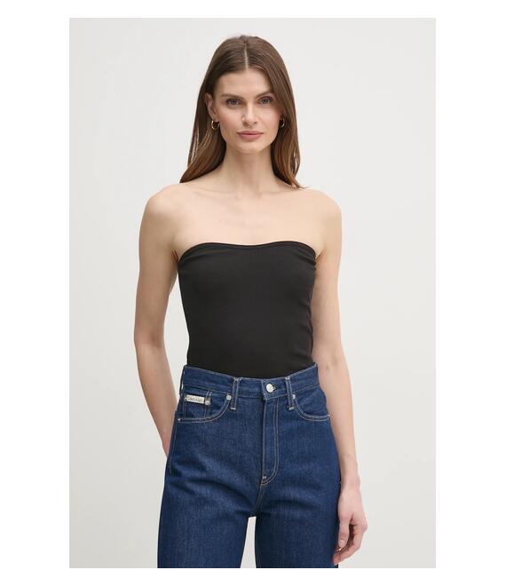 Top Calvin Klein Jeans χρώμα: μαύρο, J20J225310