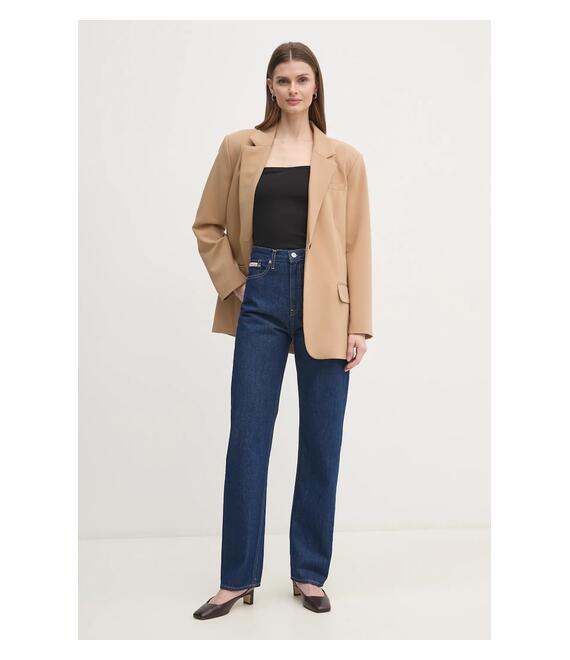 Top Calvin Klein Jeans χρώμα: μαύρο, J20J225310