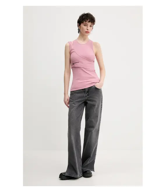 Top Karl Lagerfeld Jeans χρώμα: ροζ, A2W17022