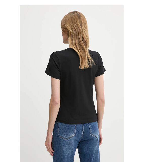 Μπλουζάκι Guess KAMELIE χρώμα: μαύρο, V5GI15 J1314