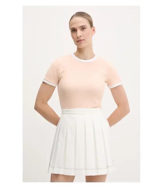 Μπλουζάκι Guess MARIGOLD χρώμα: πορτοκαλί, V5GP08 KCRN2