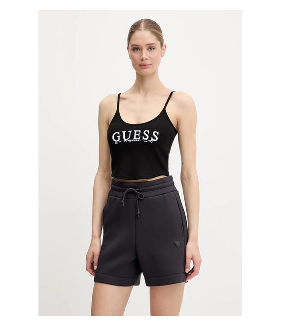 Top Guess SUNFLOWER χρώμα: μαύρο, V5GP16 K8RT2