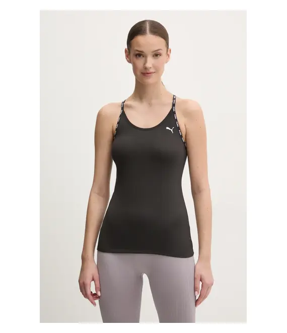 Τοπ προπόνησης Puma Strong χρώμα: μαύρο, 525998