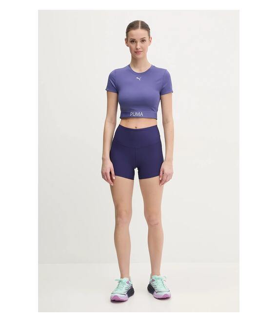 Μπλουζάκι προπόνησης Puma Strong χρώμα: μοβ, 526805