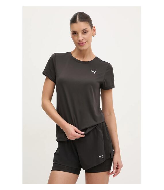 Μπλουζάκι προπόνησης Puma Train All Day Essentials χρώμα: μαύρο, 527177