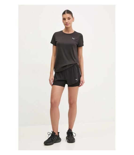 Μπλουζάκι προπόνησης Puma Train All Day Essentials χρώμα: μαύρο, 527177