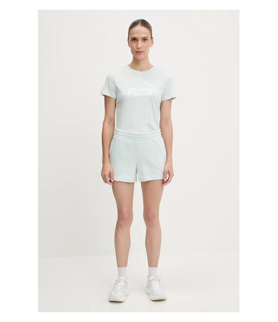 Βαμβακερό μπλουζάκι Puma γυναικείο, χρώμα: τιρκουάζ, 682371