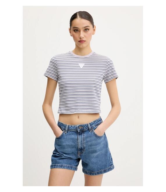 Μπλουζάκι Guess Originals χρώμα: ροζ, W5GI57 J1314