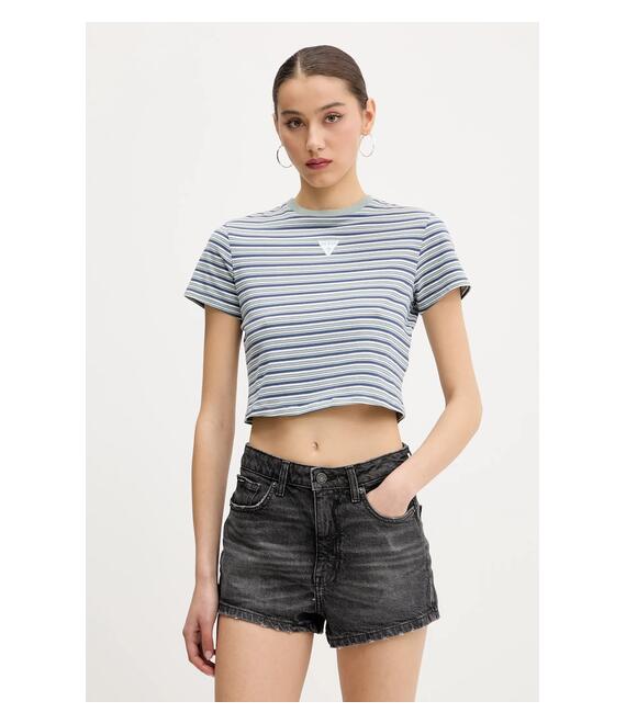 Μπλουζάκι Guess Originals χρώμα: πράσινο, W5GI57 J1314