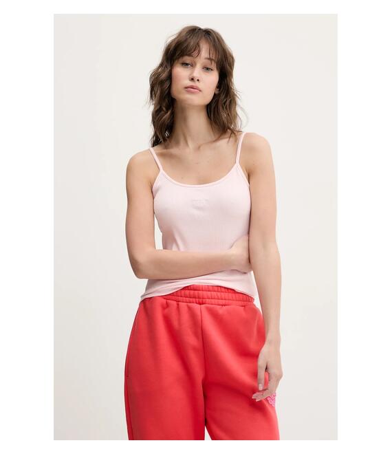 Top Tommy Jeans χρώμα: ροζ, DW0DW20241