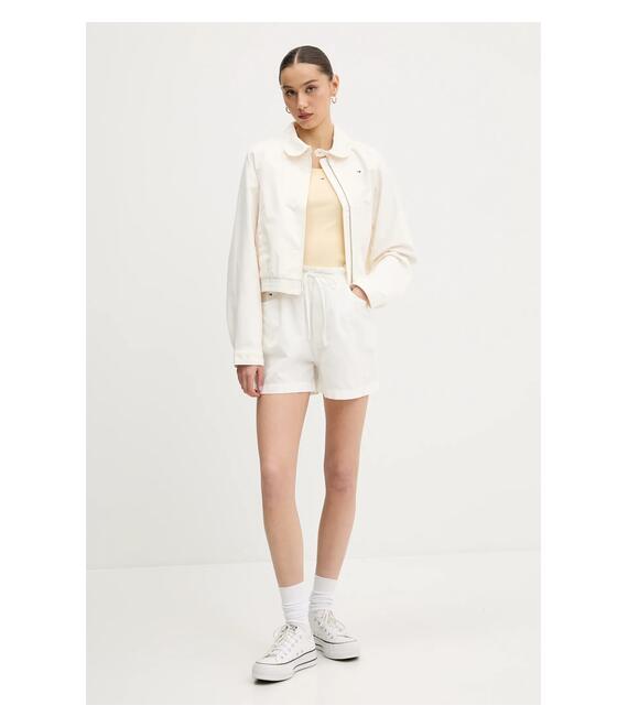 Top Tommy Jeans χρώμα: κίτρινο, DW0DW20673