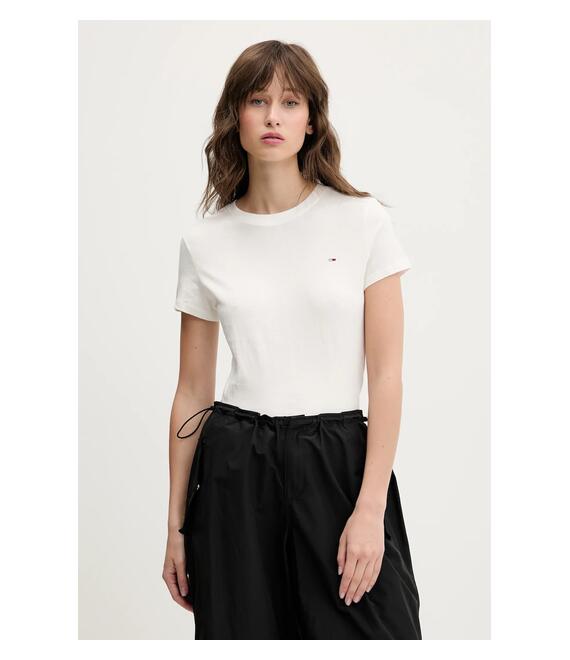 Βαμβακερό μπλουζάκι Tommy Jeans 2-pack DW0DW21366