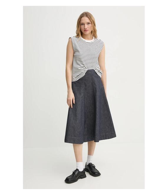 Βαμβακερό τοπ G-Star Raw χρώμα: μπεζ, D26073-D979
