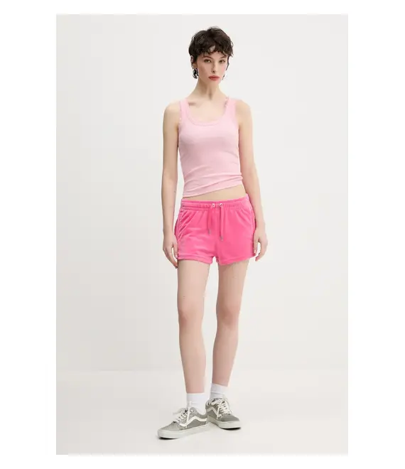 Top Juicy Couture JUICY HIBISCUS CRYSTAL χρώμα: ροζ, JCWLV125335