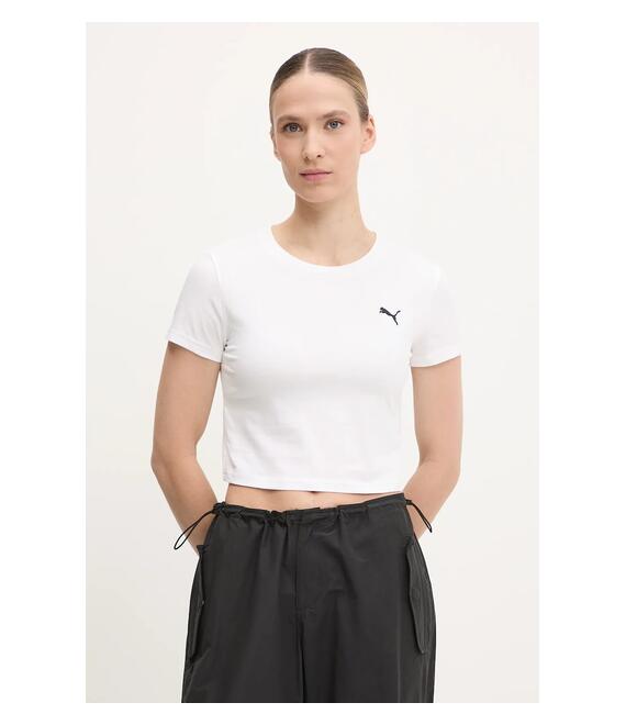 Μπλουζάκι Puma χρώμα: άσπρο, 629745