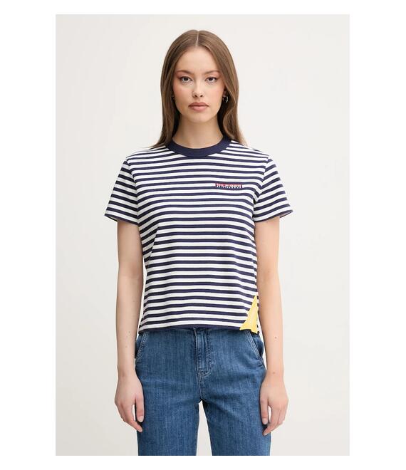 Βαμβακερό μπλουζάκι Tommy Hilfiger SAILING χρώμα: ναυτικό μπλε, WW0WW45935