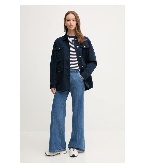 Βαμβακερό μπλουζάκι Tommy Hilfiger SAILING χρώμα: ναυτικό μπλε, WW0WW45935