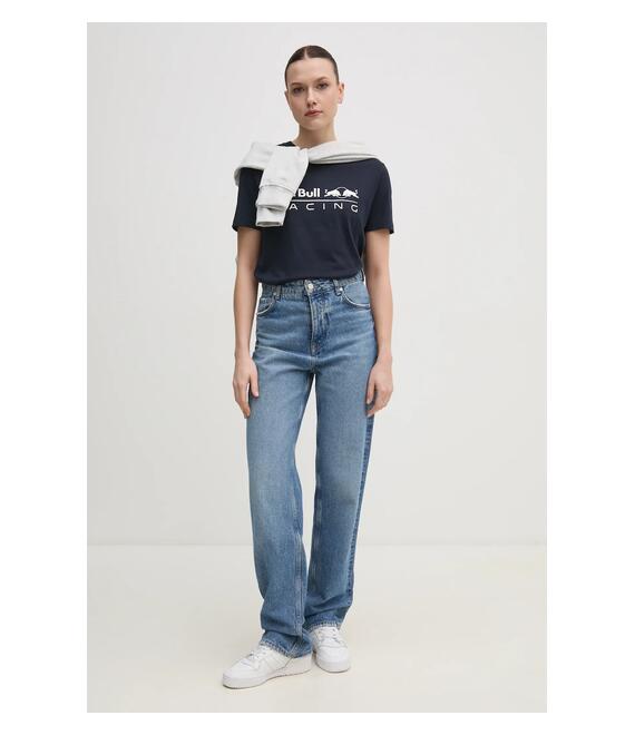Βαμβακερό μπλουζάκι Red Bull Racing x Pepe Jeans STANDARD FIT TEE γυναικείο, χρώμα: ναυτικό μπλε, RL500004