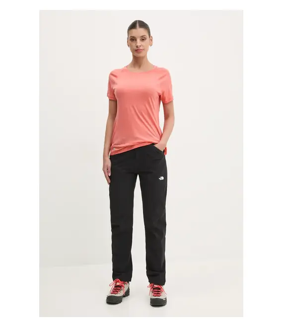 Αθλητικό μπλουζάκι Smartwool χρώμα: πορτοκαλί, SW016587