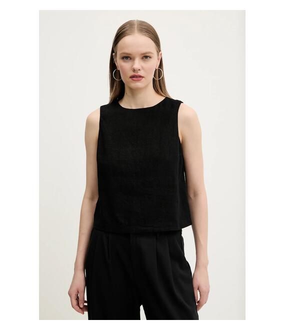 Λευκή μπλούζα Abercrombie & Fitch χρώμα: μαύρο, KI140-5556