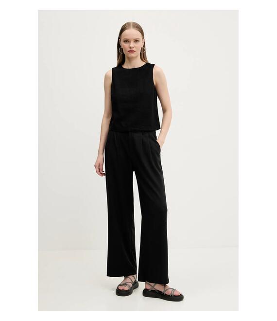 Λευκή μπλούζα Abercrombie & Fitch χρώμα: μαύρο, KI140-5556
