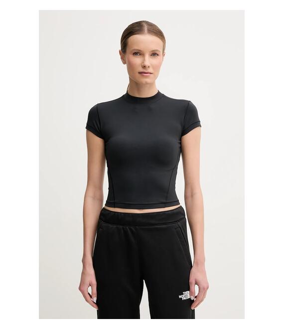 Μπλουζάκι προπόνησης New Balance Define Fitted χρώμα: μαύρο, WT51126BK