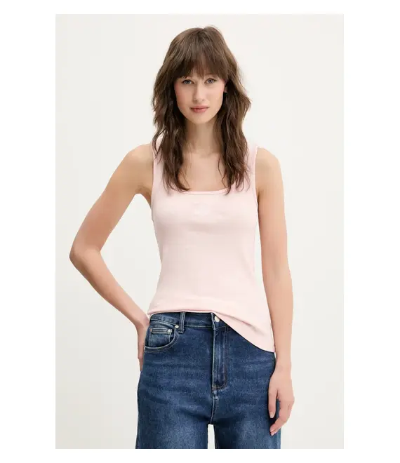 Top Guess Jeans χρώμα: ροζ, W5GP26 KA0H1