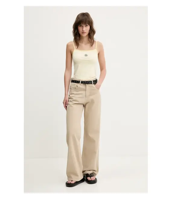 Top Guess Jeans χρώμα: κίτρινο, W5GP35 KCIE1