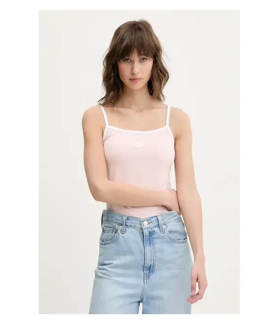 Top Guess Jeans χρώμα: ροζ, W5GP37 J1314