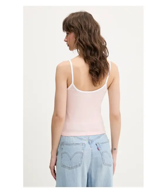 Top Guess Jeans χρώμα: ροζ, W5GP37 J1314