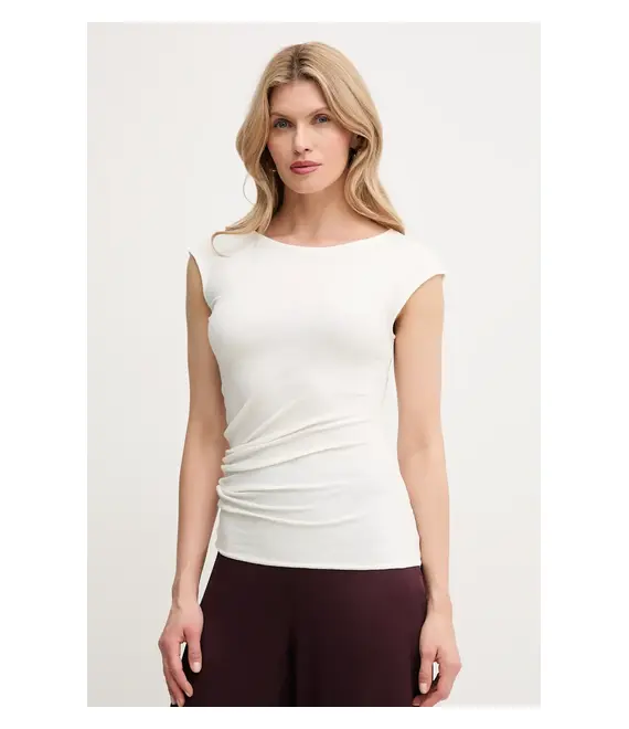 Top MAX&Co. χρώμα: μπεζ, 2516941063200