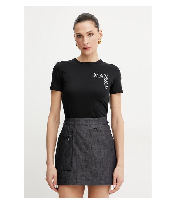 Μπλουζάκι MAX&Co. χρώμα: μαύρο, 2518971012200