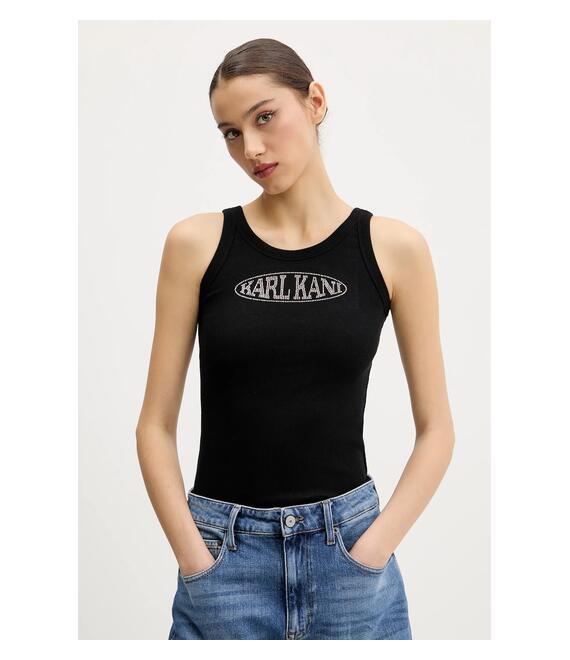 Top Karl Kani χρώμα: μαύρο, 61310131