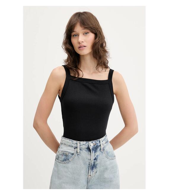 Top Abercrombie & Fitch χρώμα: μαύρο, KI139-5108