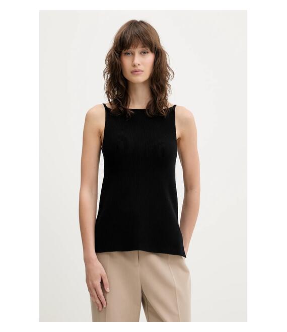 Top Abercrombie & Fitch χρώμα: μαύρο, KI150-5209