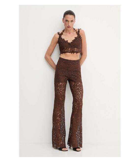 Top Ermanno Scervino χρώμα: καφέ, D464L601HGJ