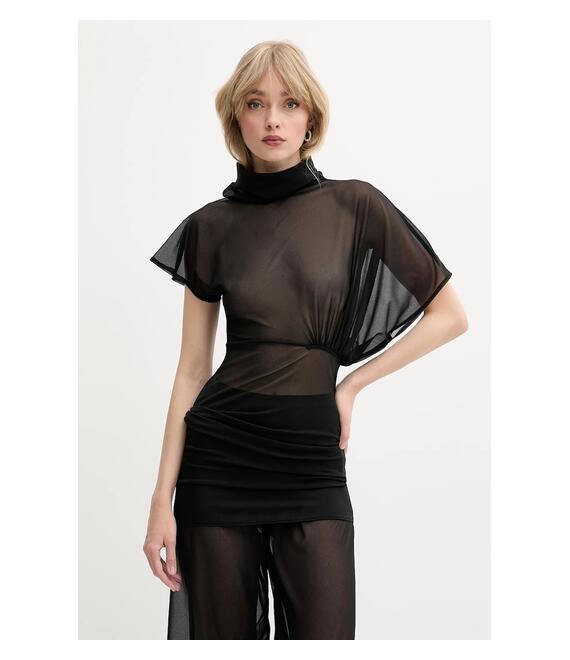 Μπλουζάκι Rick Owens Lilies χρώμα: μαύρο, LI01E4205OT