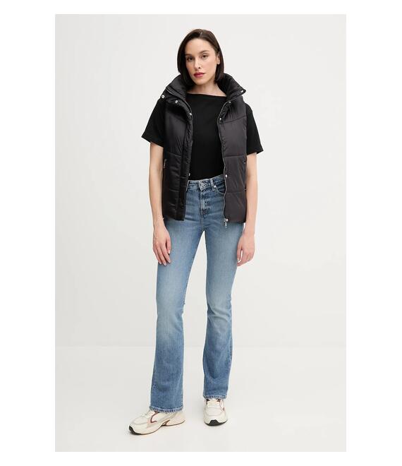 Βαμβακερό μπλουζάκι Sisley χρώμα: μαύρο, 36W9L400N