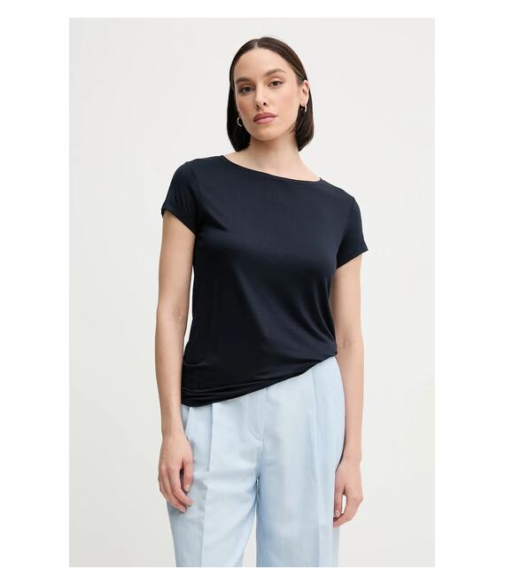 Μπλουζάκι Sisley χρώμα: ναυτικό μπλε, 3Z12L107O