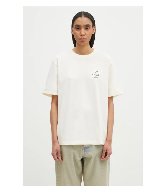 Βαμβακερό μπλουζάκι Filling Pieces χρώμα: μπεζ, 74499849936