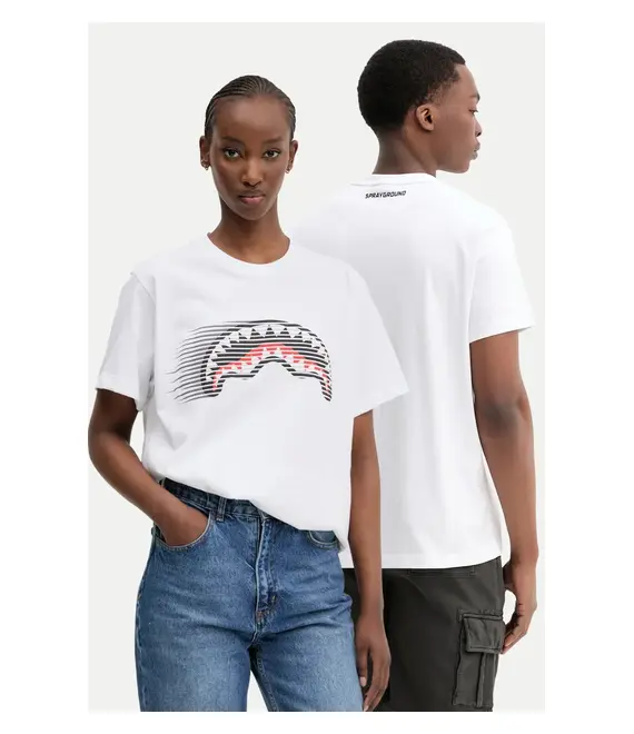Βαμβακερό μπλουζάκι Sprayground χρώμα: άσπρο, SP721WHT